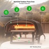 image:imageNutriChef Outdoor Pizza Oven with 360 Rotating Pizza Stone  Adjustable Heat Control Dial Includes Pizza Peel Stone amp Regulator with Hose  Cooks 12 Pizza in 60 seconds  252 x 161 x 14 INLong Handle