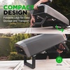 image:imageNutriChef Outdoor Pizza Oven with 360 Rotating Pizza Stone  Adjustable Heat Control Dial Includes Pizza Peel Stone amp Regulator with Hose  Cooks 12 Pizza in 60 seconds  252 x 161 x 14 INShort Handle