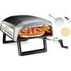 image:imageNutriChef Outdoor Pizza Oven with 360 Rotating Pizza Stone  Adjustable Heat Control Dial Includes Pizza Peel Stone amp Regulator with Hose  Cooks 12 Pizza in 60 seconds  252 x 161 x 14 INLong Handle