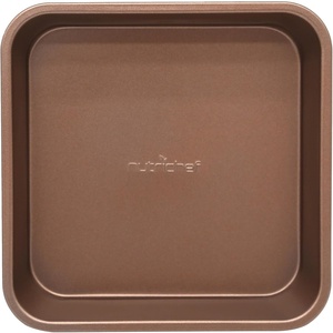 image:imageNutriChef 85inch Golden Square Baking Pan UltraDurable Heavy Gauge Carbon Steel Durable amp Reliable Oven Pan Style Tray NonStick Coated Layer Surface Used for Model NCBK6TR7 and NCBK6TR75