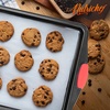 image:image15 Non Stick Cookie Sheet Medium Gray Commercial Grade Restaurant Quality Carbon Metal Bakeware with Red Silicone Handles Compatible with Model NCSBS3S