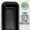 image:imageNutriChef 10 NonStick Loaf Pan  Large Premium Carbon Steel Baking Pan for Bread Meatloaf amp More  Dishwasher Safe BlackOne size Pack of 2