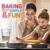 image:imageNutriChef 10Piece NonStick Kitchen Oven Baking Pans With 3Piece Cookie Sheet Set Commercial Grade Metal Bakeware
