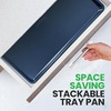 image:imageNutriChef 16Piece Baking Pan Set NonStick Cookie Sheet Bakeware Durable FoodGrade Metal EasytoClean Oven Trays Dishwasher Safe Includes 8 Large 157 amp 8 Medium Pans 134 Blue DiamondBlue