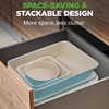 image:imageNutriChef 6Piece Baking Pan Set Premium Carbon Steel Bakeware with Durable Ceramic NonStick Coating  Includes Wide Baking Pan Medium Size Cookie Sheet Muffin Pan Cake amp Loaf Pan  TurquoiseTurquoise