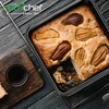 image:imageNutriChef 9 Nonstick Square Cake Pan  Heavy Duty Carbon Steel Baking Tray for Kitchen Oven  Bakeware for Cakes Cookies Brownies amp More  PFOS PFOA PTFEFree Dishwasher Safe