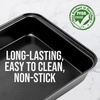 image:imageNutriChef 9 Nonstick Square Cake Pan  Heavy Duty Carbon Steel Baking Tray for Kitchen Oven  Bakeware for Cakes Cookies Brownies amp More  PFOS PFOA PTFEFree Dishwasher Safe