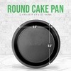 image:imageNutriChef 9Inch Round Cake Pan  Nonstick Carbon Steel Baking Pan w Even Heating for Uniform Baking  Dishwasher Safe Bakeware BlackBlack