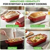 image:imageNutriChef 9x5 Enameled Cast Iron Loaf Pan with Lid EnamelCoated Baking Loaf Pan for Sourdough Oven Safe Nonstick Bread Pan with Silicon Gloves Dishwasher Safe RedRed