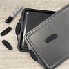 image:imageNutriChef Black Silicone Handles  Flexible Design for Nonstick Carbon Steel Bakeware Pans  Compatible with Models NCSBS54S NCSBS52S NCSBS3S45 NC5PCS