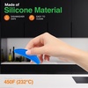 image:imageNutriChef Blue Silicone Handles  Flexible Design for Nonstick Carbon Steel Bakeware Pans  Compatible with Model NCBK10S