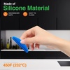 image:imageNutriChef Blue Silicone Handles  Flexible Design for Nonstick Carbon Steel Bakeware Pans  Compatible with Models NCBK10S NCBK3S
