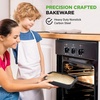 image:imageNutriChef Loaf Pans Set of 4  NonStick Premium Bread Pans Quick amp Even Heat Distribution  Oven Safe To 450 F  No PFOA PFOS amp PTFEs  Food Grade Carbon Steel  1161 x 598 x 256 Inches Black4 pack