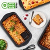 image:imageNutriChef Loaf Pans Set of 4  NonStick Premium Bread Pans Quick amp Even Heat Distribution  Oven Safe To 450 F  No PFOA PFOS amp PTFEs  Food Grade Carbon Steel  1161 x 598 x 256 Inches Black4 pack