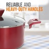 image:imageNutriChef NonStick Casserole with Lid  HighQualified Kitchen Cookware with SeeThrough Tempered Glass Lids 5 Quart Works with Model NCCWA13RD