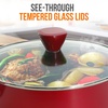 image:imageNutriChef NonStick Casserole with Lid  HighQualified Kitchen Cookware with SeeThrough Tempered Glass Lids 5 Quart Works with Model NCCWA13RD