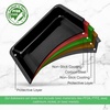 image:imageNutriChef Nonstick Baking Pan  14 x 10 Rectangular Carbon Steel Baking Tray  Premium Bakeware for Brownies Cakes Lasagna amp More  Dishwasher Safe Black