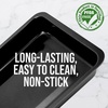 image:imageNutriChef Nonstick Baking Pan  14 x 10 Rectangular Carbon Steel Baking Tray  Premium Bakeware for Brownies Cakes Lasagna amp More  Dishwasher Safe Black