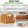 image:imageNutriChef Pandora Fluted Cake Pan Extra Thick NonStick Aluminum Baking Pan Even Baking and Browning Oven Safe PFOA Free Perfect for Cakes Bread and MoreWreath