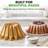 image:imageNutriChef Pandora Fluted Cake Pan Extra Thick NonStick Aluminum Baking Pan Even Baking and Browning Oven Safe PFOA Free Perfect for Cakes Bread and MoreSpring Water