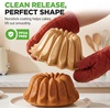 image:imageNutriChef Pandora Fluted Cake Pan Extra Thick NonStick Aluminum Baking Pan Even Baking and Browning Oven Safe PFOA Free Perfect for Cakes Bread and MoreSpring Water