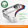 image:imageNutriChef Roasting Pan with Rack  Oven Safe Roaster wRemovable Polished RackDurable WarpResistant Bakeware Wide Handles Dishwasher Safe PFOAFree Ideal for Turkey Chicken Meat amp Vegetables