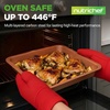 image:imageNutrichef 10Piece Baking Mould Set NonStick Coating Springform Set Heat Resistant Dishwasher Safe and Stackable Includes Muffin Tray Pizza Tray Springform Tin etc Baking Set for the Oven