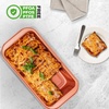 image:imageNutrichef 98inch Copper Bread Loaf Pan NonStick Coated Layer Surface Great for Food Preparation Serving Pastry Dessert Baking Used for Model Number NCBSCC54
