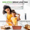 image:imageNutrichef 98inch Copper Bread Loaf Pan NonStick Coated Layer Surface Great for Food Preparation Serving Pastry Dessert Baking Used for Model Number NCBSCC54