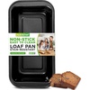 image:imageNutriChef 10 NonStick Loaf Pan  Large Premium Carbon Steel Baking Pan for Bread Meatloaf amp More  Dishwasher Safe BlackOne size