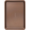 image:imageNutriChef 13inch Golden Wide Baking Pan NonStick Coated Layer Surface Great for Food Preparation Serving Pastry Dessert Baking Used for Model Number NCBK6TR7 and NCBK6TR75