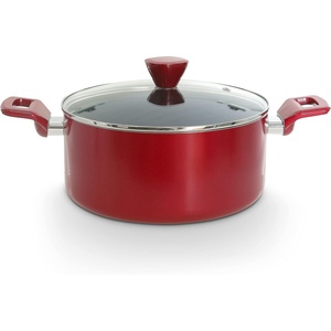 image:imageNutriChef NonStick Casserole with Lid  HighQualified Kitchen Cookware with SeeThrough Tempered Glass Lids 5 Quart Works with Model NCCWA13RD
