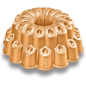 image:imageNutriChef Pandora Fluted Cake Pan Extra Thick NonStick Aluminum Baking Pan Even Baking and Browning Oven Safe PFOA Free Perfect for Cakes Bread and MoreMarquise