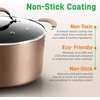 image:imageNutriChef 10 Durable Medium Fry PanNonStick HighQualified Cookware Induction PTFEPFOAPFOSFree Heat Resistant Lacquer Kitchen Ware Compatible with Models NCCW14S amp NCCW20S One Size Brown5 Quart Pot