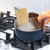 image:imageNutriChef 10 Durable Medium Fry PanNonStick HighQualified Cookware Induction PTFEPFOAPFOSFree Heat Resistant Lacquer Kitchen Ware Compatible with Models NCCW14S amp NCCW20S One Size BrownStrainer
