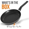image:imageNutriChef 10 Nonstick Open Fry Pan  PFOA Free NonStick Large Frying Pan Kitchen Cookware  Works Nonstick Kitchen Cookware Set Model NCCWA13 PRTNCCWA13LFP