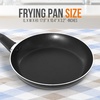 image:imageNutriChef 10 Nonstick Open Fry Pan  PFOA Free NonStick Large Frying Pan Kitchen Cookware  Works Nonstick Kitchen Cookware Set Model NCCWA13 PRTNCCWA13LFP