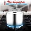 image:imageNutriChef Stainless Steel Saucepan Lid  Sturdy and Durable StainResistant 15 Quart Kitchen Cookware Saucepot Lid w Handle  Works w Kitchenware Pots amp Pans Set Model NCSSS12saucepan lid