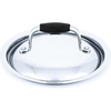 image:imageNutriChef Stainless Steel Saucepan Lid  Sturdy and Durable StainResistant 15 Quart Kitchen Cookware Saucepot Lid w Handle  Works w Kitchenware Pots amp Pans Set Model NCSSS12saucepan lid