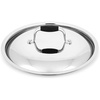 image:imageNutriChef Stainless Steel Saucepan Lid  Sturdy and Durable StainResistant 15 Quart Kitchen Cookware Saucepot Lid w Handle  Works w Kitchenware Pots amp Pans Set Model NCSSS12dutch oven lid