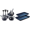 image:imageNutrichef 11 Piece Nonstick Ceramic Cookware Set with Cookie Sheets