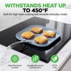 image:imageNutriChef 11Inch Square Griddle Pan  Nonstick with Induction Base  2layer nonstick coating riveted cast iron handle with silicone grip induction compatible PFOA and leadfree