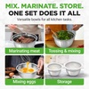 image:imageNutriChef 10 Piece Stainless Steel Mixing Bowls with Lids Set Dishwasher Safe 5 Stackable Nesting Bowls and 5 BPAFree Lids for Kitchen Cooking Food Storage Meal Prepping Mixing amp ServingMixing Bowls with Lids