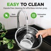 image:imageNutriChef 10 Piece Stainless Steel Mixing Bowls with Lids Set Dishwasher Safe 5 Stackable Nesting Bowls and 5 BPAFree Lids for Kitchen Cooking Food Storage Meal Prepping Mixing amp ServingMixing Bowls with Lids