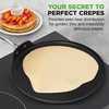 image:imageNutriChef 12 Inch Crepe Pan Non Stick Ideal for Large Pancakes Dosa Chapati amp Tortillas HardAnodized Dishwasher Safe
