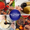 image:imageNutriChef 5Piece Plastic Measuring Spoons Set  Durable RoundShaped Kitchen Measuring Spoon for Dry and Liquid Ingredients  Teaspoon and Tablespoon Set with Metric and US Measurements