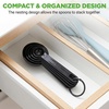 image:imageNutriChef 5Piece Plastic Measuring Spoons Set  Heavy Duty Round Shaped Classic Kitchen Measuring Spoon for Dry or Liquid Ingredients Teaspoon and Tablespoon Set w Metric amp US Measurement NCMMS5