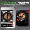 image:imageNutriChef NonStick Square Frying Pan 11 Nonstick Skillet Scratch Resistance PFOAFree PFOSFree Home Use for All StovesSquare Cast Iron