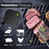 image:imageNutriChef Smart Bluetooth BBQ Grill Thermometer  V2 Upgraded Stainless Probe  Wireless Remote Alert iOS Android Phone WiFi App  Safe to Leave in Oven Outdoor Barbecue or Meat Smoker  NutriChef