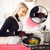 image:imageNutrichef BBQ Gloves 1472F Heat Resistant  Fireproof Mitts with Silicone Grip  Perfect for Men Who Love Barbecue Grilling Cooking amp Camping  14IN Food Grade Washable Kitchen Oven Mitts